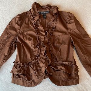 Inc. cropped lightweight jacket.